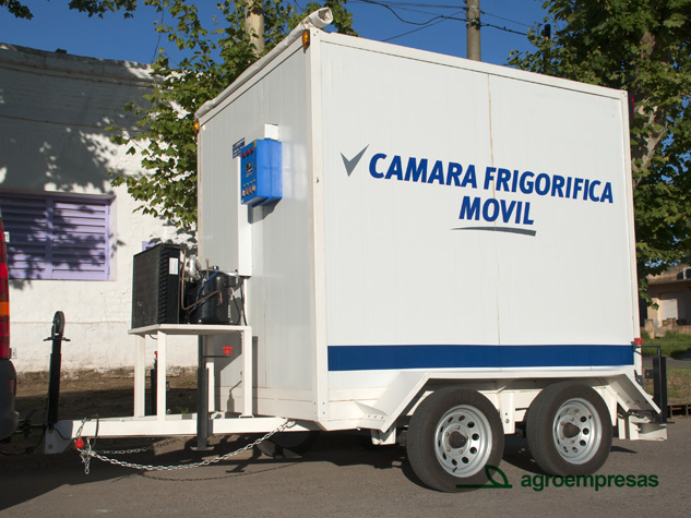 Cámara de frío móvil